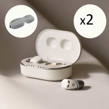 Premium Couples' Pack <br /> QuietOn 3.1 x 2+ Sleep Mask x 2