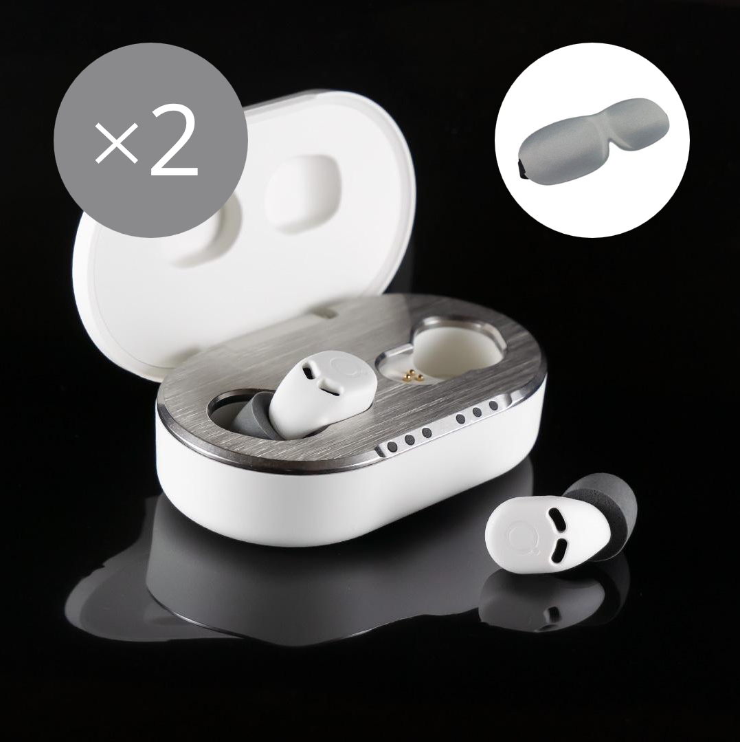 Premium Couples’ Pack  QuietOn 3.1 x 2+ Sleep Mask x 2